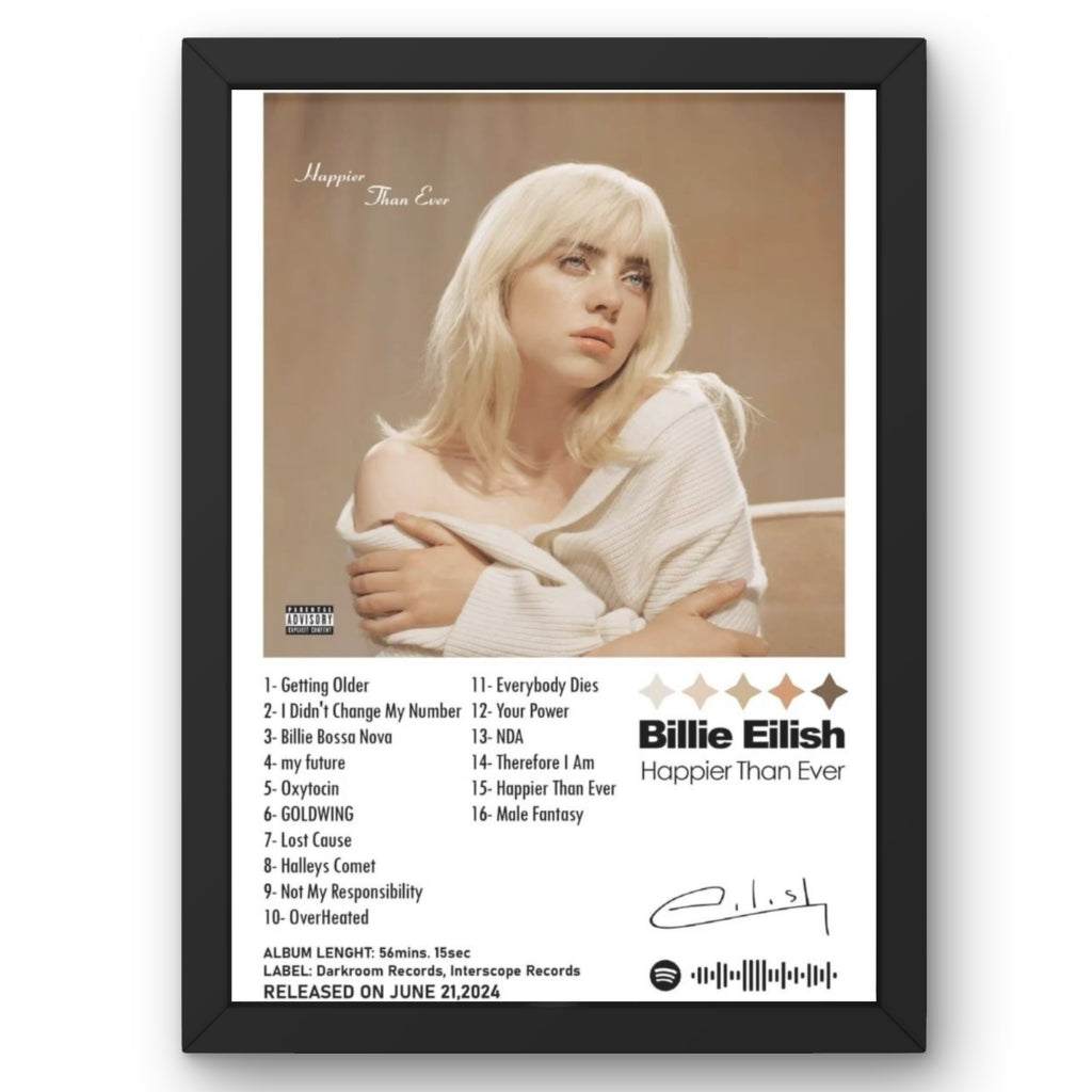 Affiches murales album de musique