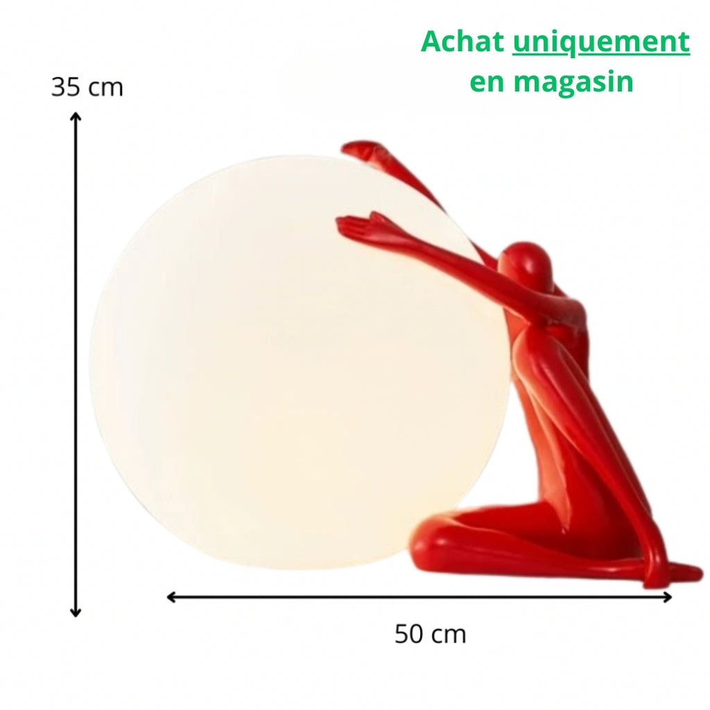 Lampe de Table Sculpture Humanoïde