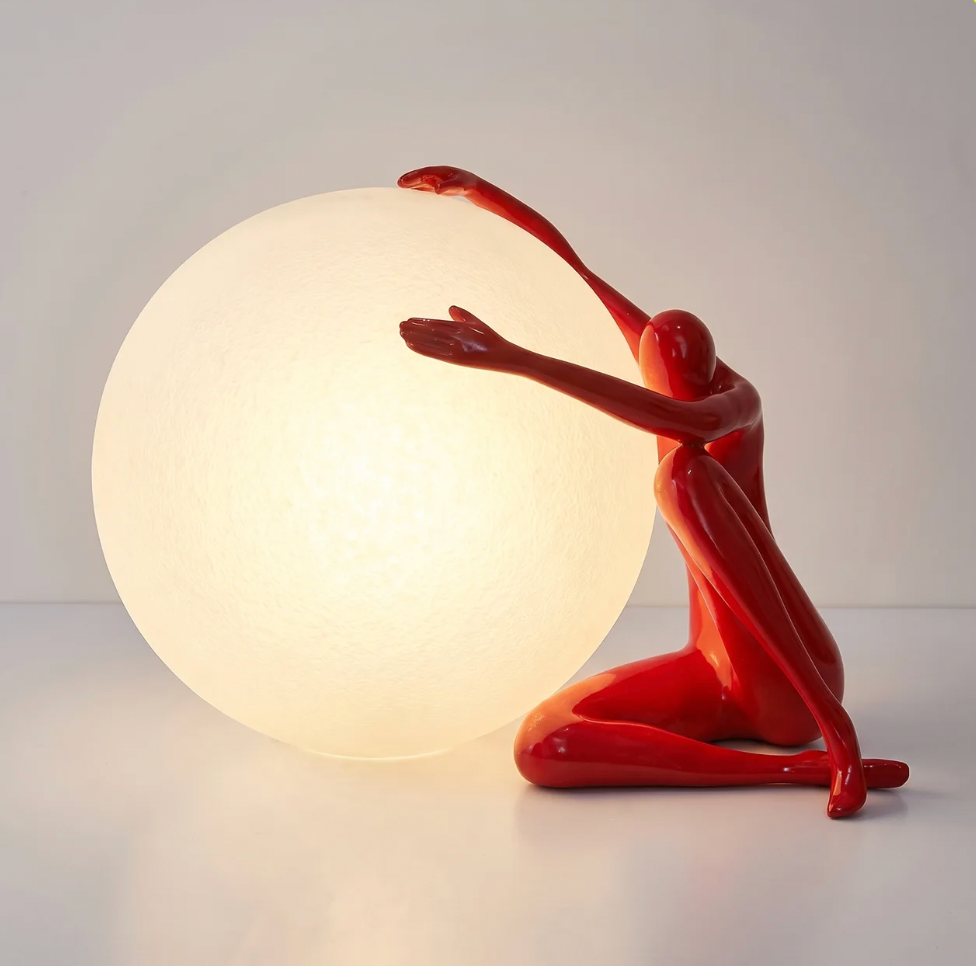 Lampe de Table Sculpture Humanoïde