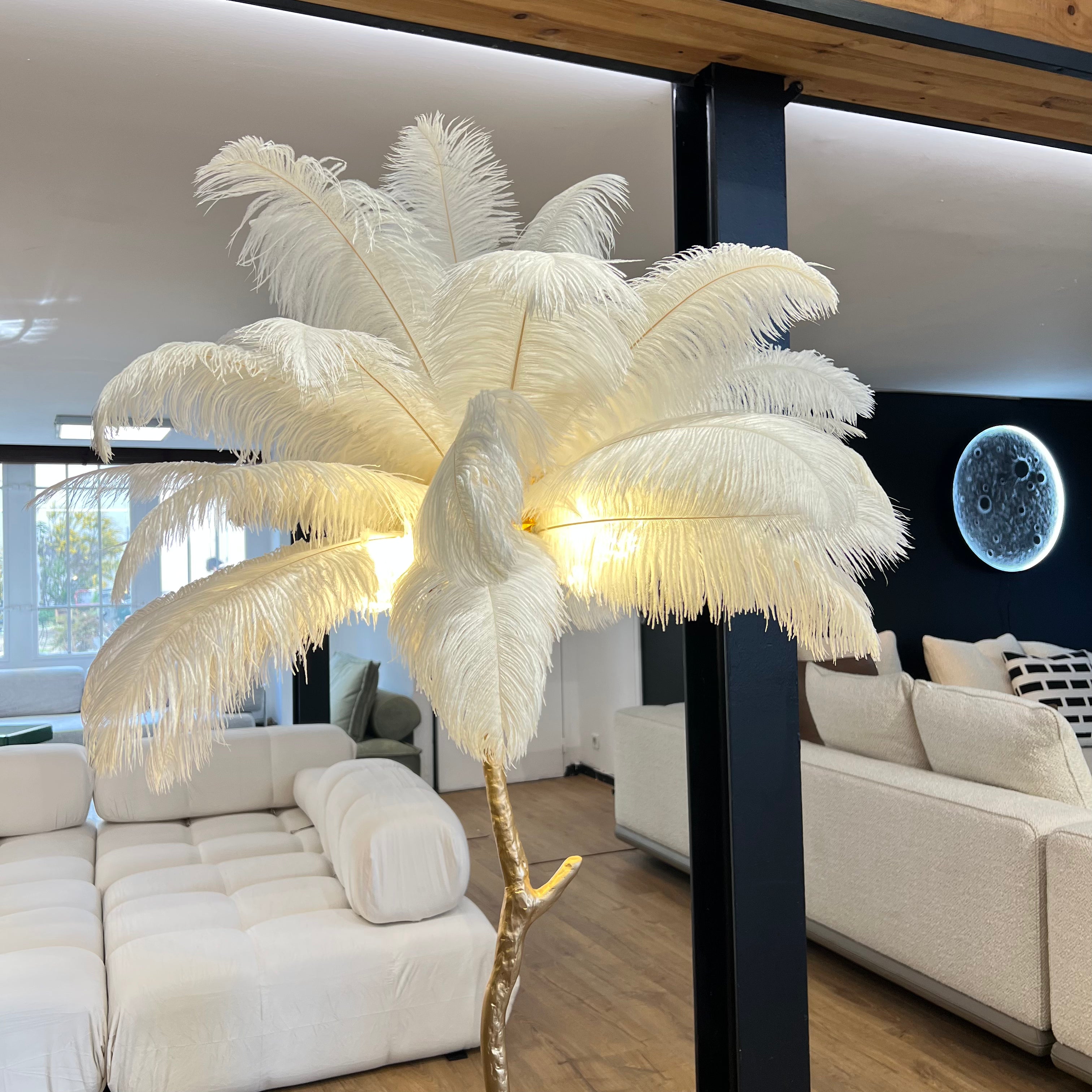 Palm tree lampadaire
