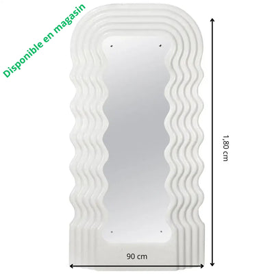 Wavy Neon Mirror