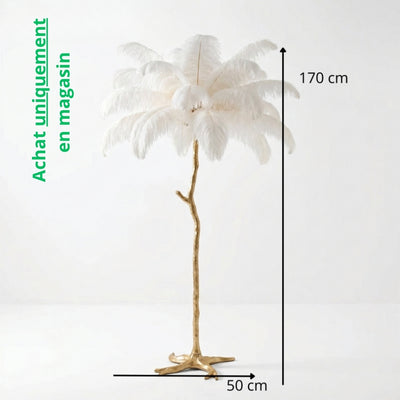 Palm tree lampadaire