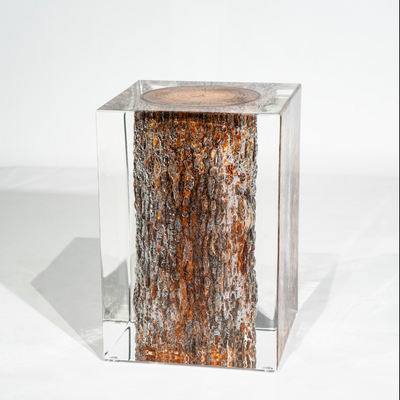 Tabouret en acrylique