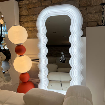 Wavy Neon Mirror
