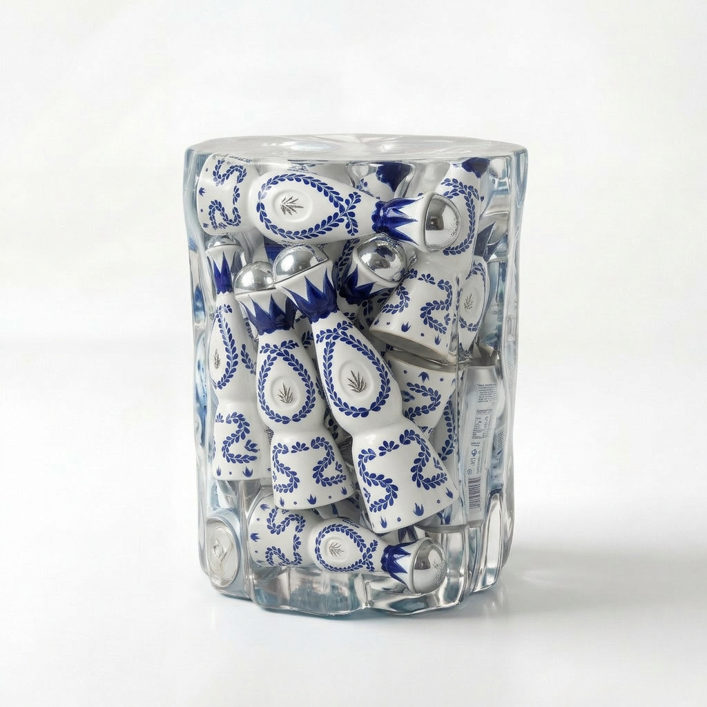 Tabouret en acrylique