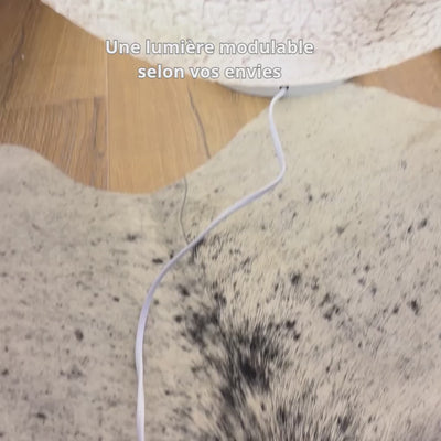Lampe au sol lune